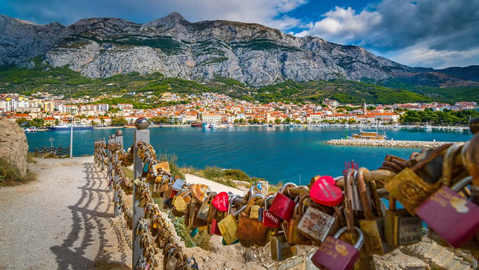 Ville Makarska riviera Croatie